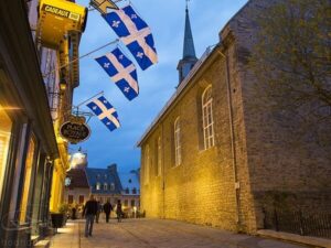 Lower Vieux Quebec, also known as Quartier Petit Champlain, Quebec City, Quebec, Canada