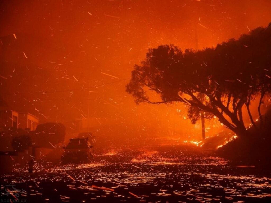 آتش سوزی گسترده کالیفرنیا