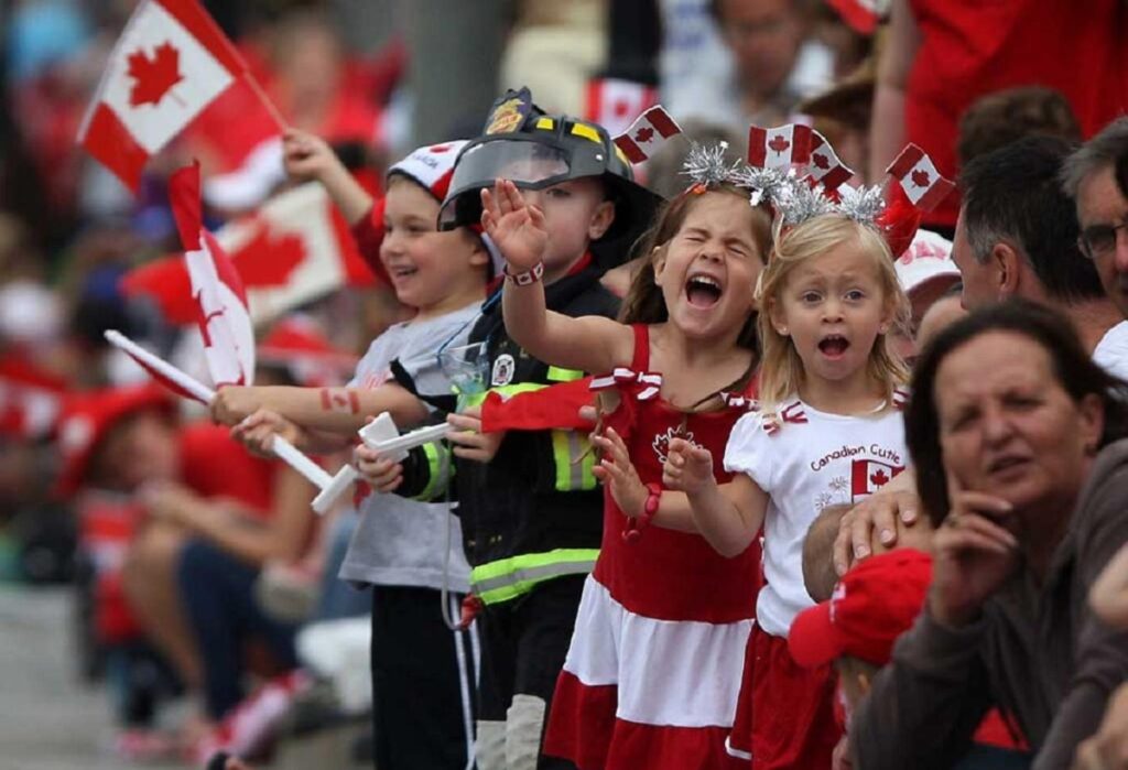 جشن بزرگ یکصد و پنجاه دومین سال یک ملت یک پرچم، روز ملی کانادا