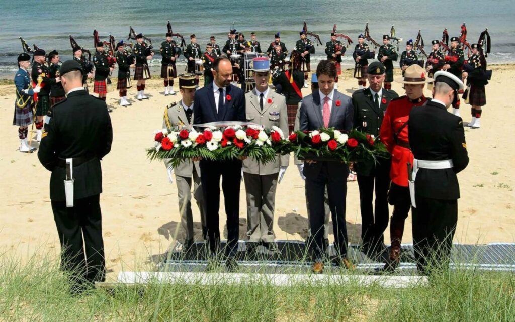 ادای احترام به سربازان کانادایی در هفتاد و پنجمین سالگرد عملیات متفقین + ویدیو