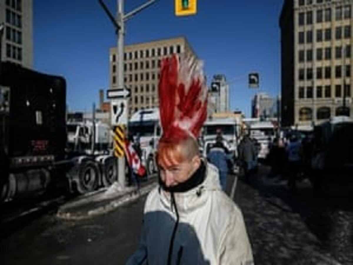 تصاویر اعتراضات کانادا در بین تصاویر منتخب گاردین
