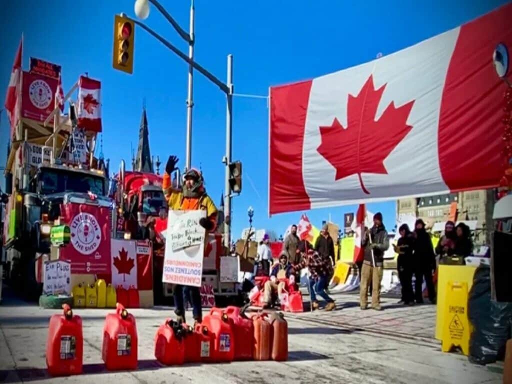 سایه سنگین اعتراضات بر جشن‌های روز کانادا در اتاوا