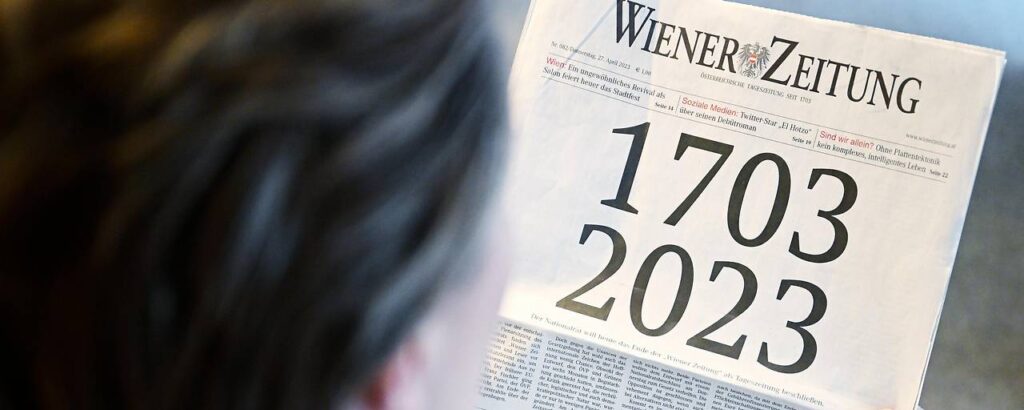  روزنامه وینر زایتونگ یکی از قدیمی‌ترین روزنامه‌های چاپی جهان، آنلاین می‌شود