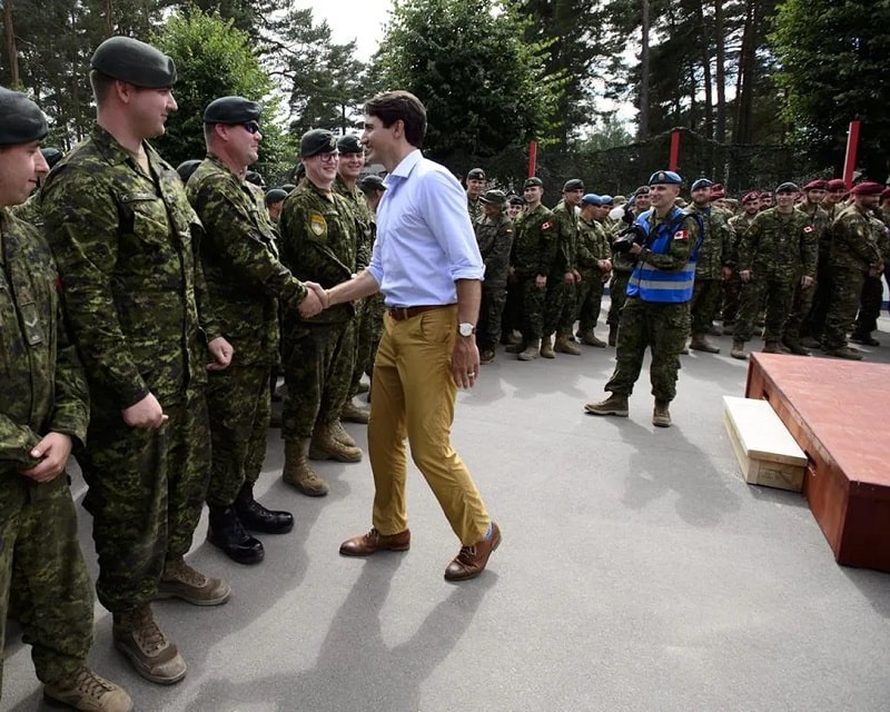 پررنگ شدن حضور نظامی کانادا در لتونی