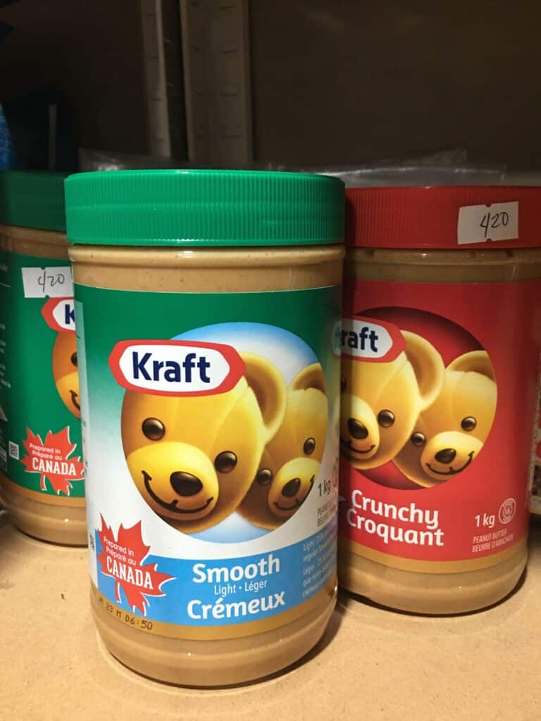 کره بادام زمینی Kraft خوراکی‌های کانادایی