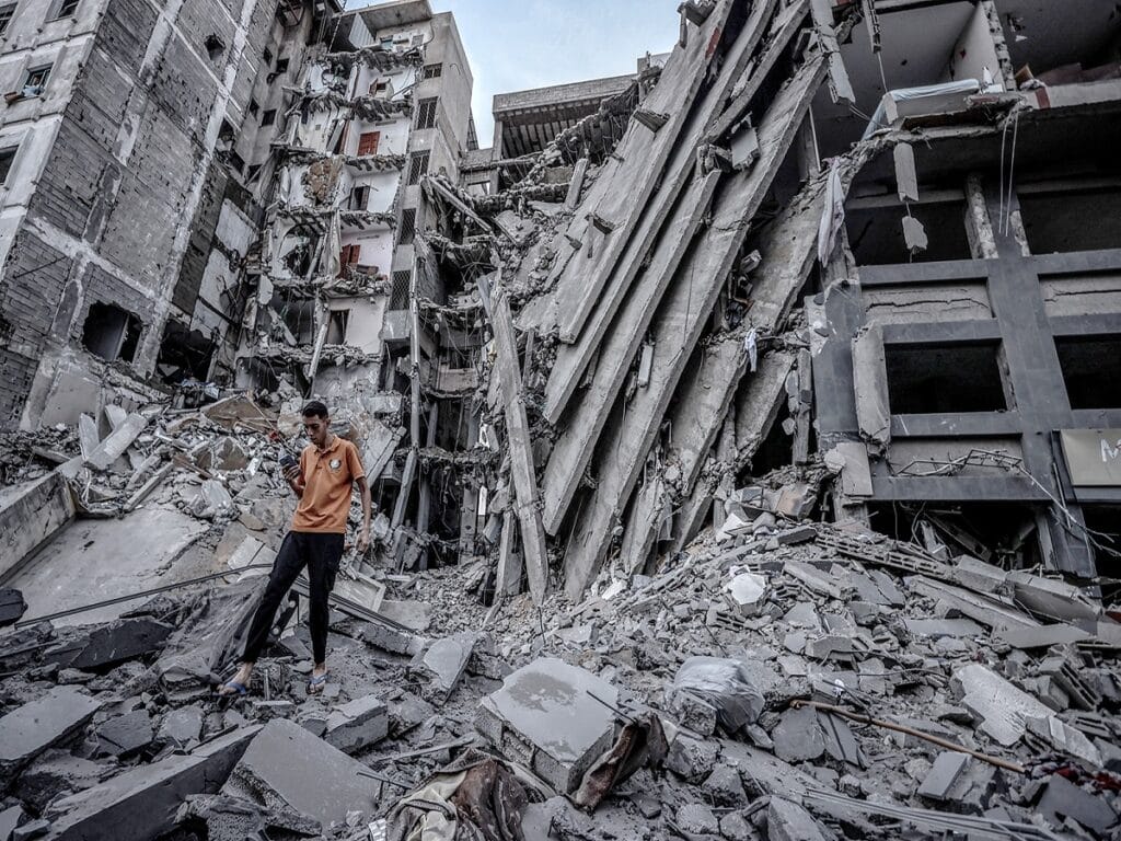 ۱۴۰۰ مفقود در نوار غزه زیر آوار بمباران اسرائیلی‌ها