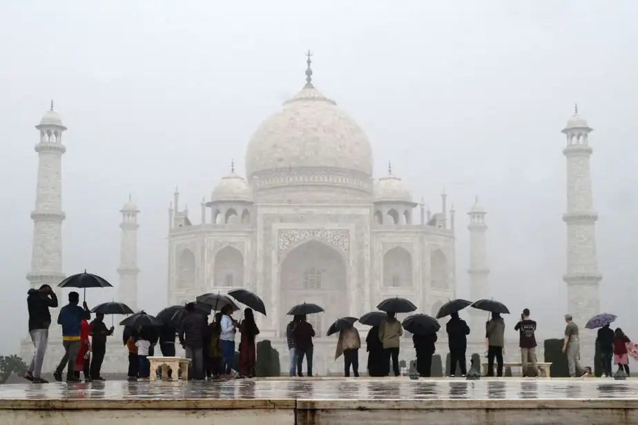تاج محل در آگرا هند یکی از عکس ‌های خبری بین‌المللی