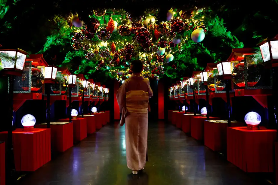 موزه هنر آکواریوم در توکیو، ژاپن یکی از عکس ‌های خبری بین‌المللی