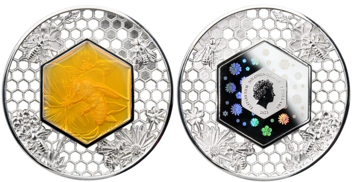 رونمایی از سکه جدید کانادا و طرح زنبور عسل هولوگرافیک روی آن