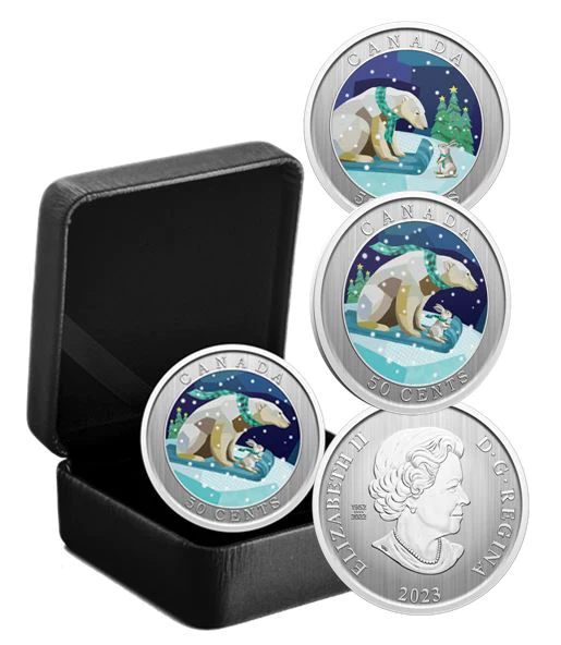 کانادا یک سکه ۵۰ سنتی با تمِ تعطیلات کریسمس طراحی کرد