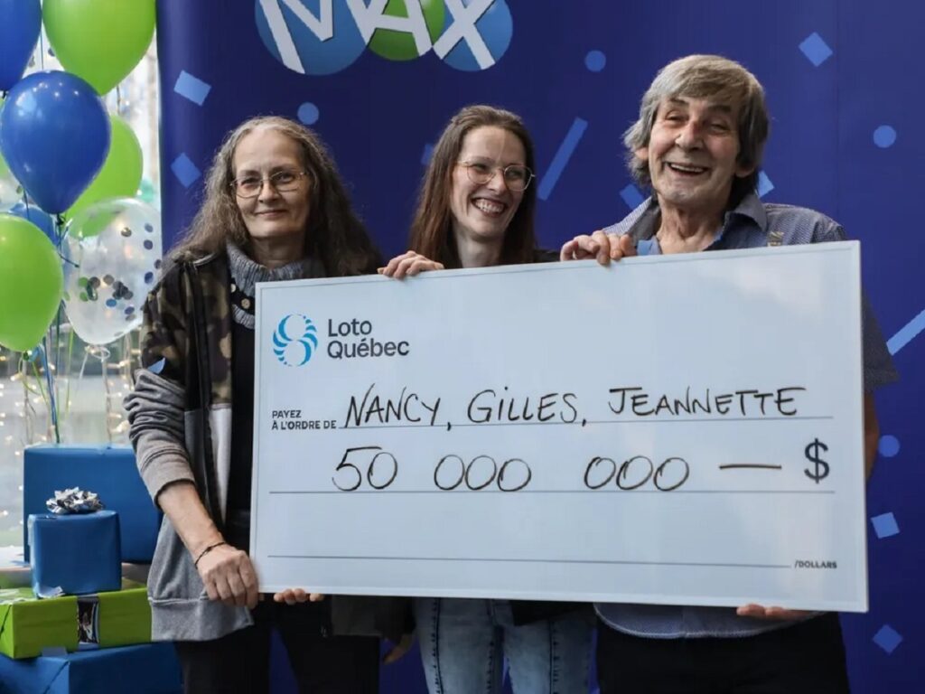 یک خانواده کبکی با بازی لوتو مکس ۵۰ میلیون دلار به دست آوردند