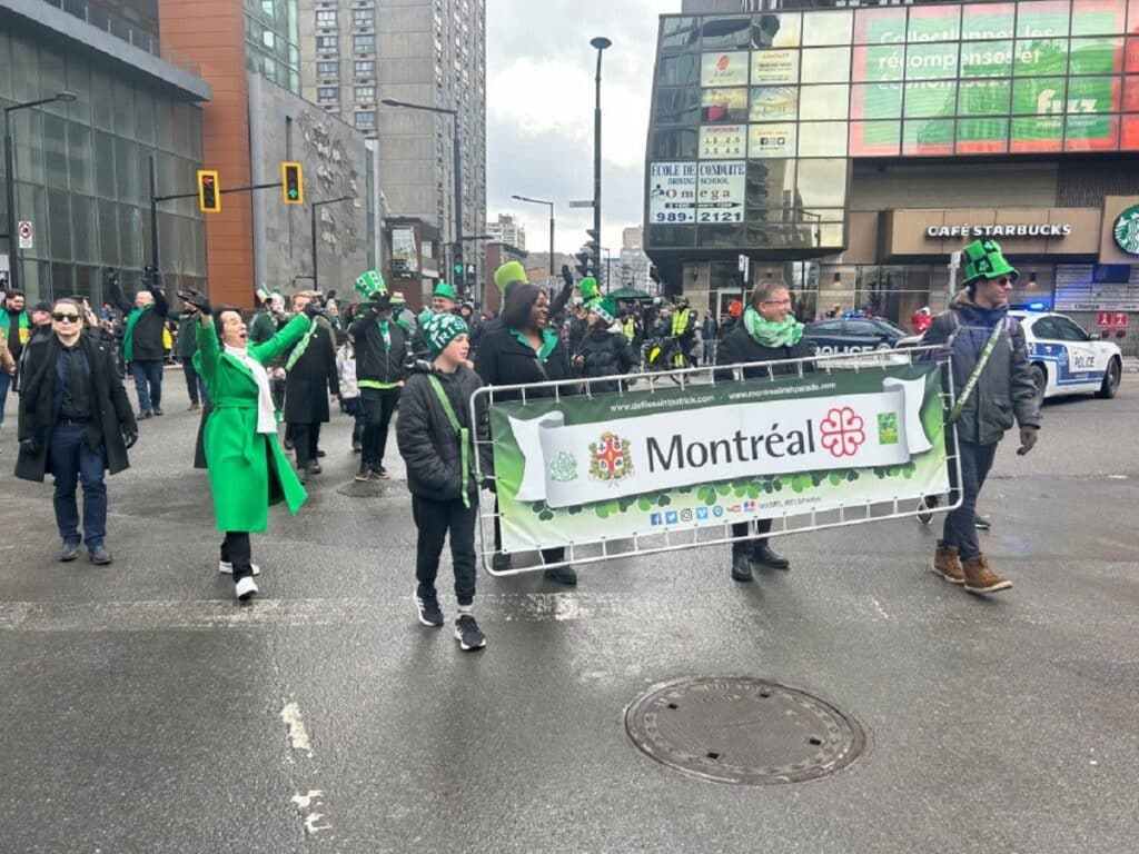 گزارش تصویری از رژه روز سنت پاتریک در مونترال