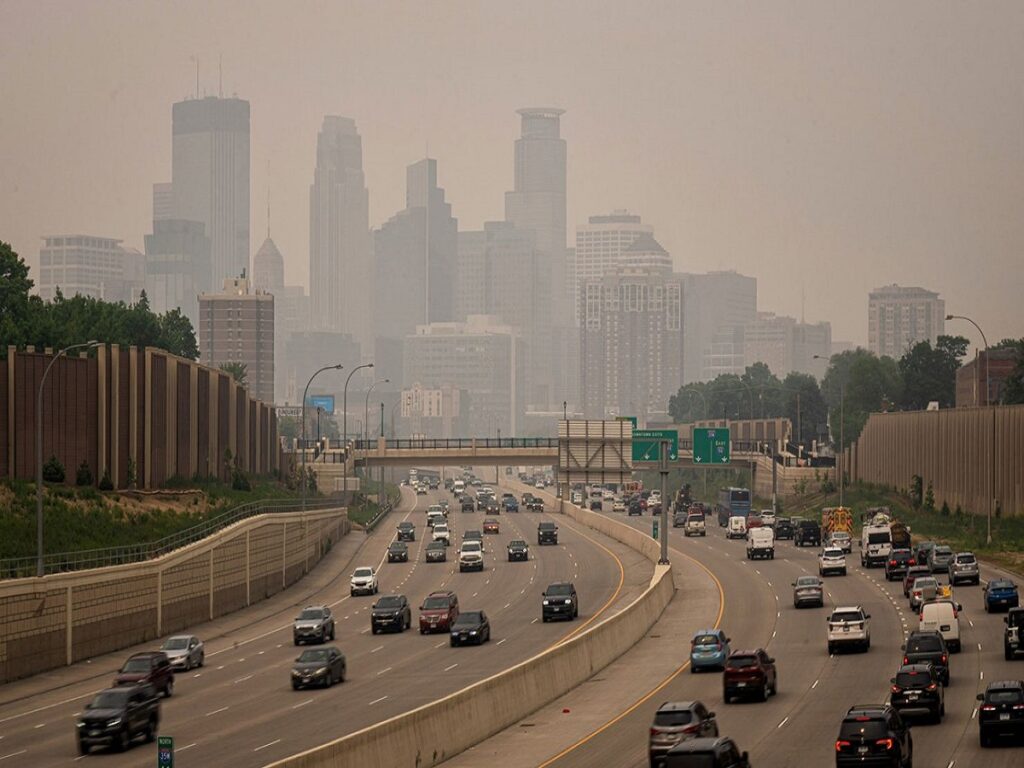 برای اولین بار، کیفیت هوای کانادا بدتر از ایالات متحده شد