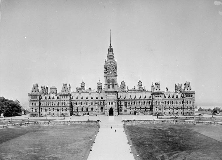 ساخت ساختمان‌های پارلمان کانادا