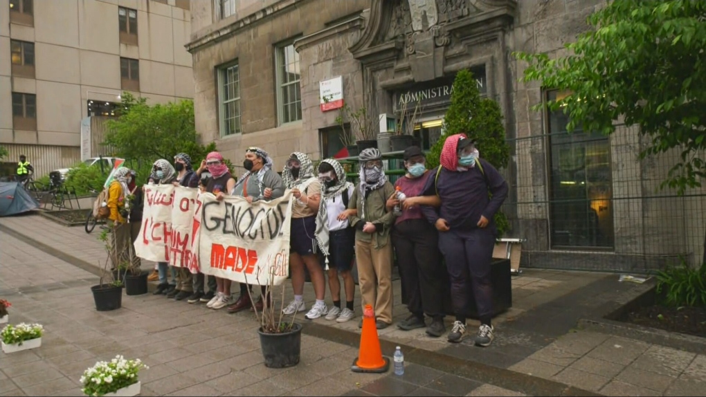 بازداشت ۱۵ نفر از دانشجویان معترض دانشگاه مک گیل