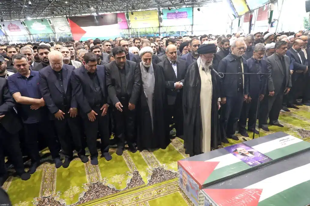 پيكر اسماعيل هنيه در قطر به خاک سپرده شد