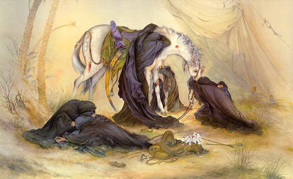 تابلوی عصر عاشورا؛ شاخص‌ترین اثر محمود فرشچیان