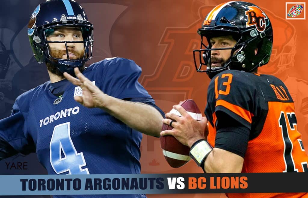 مسابقه فوتبال BC Lions در مقابل Toronto Argonauts
