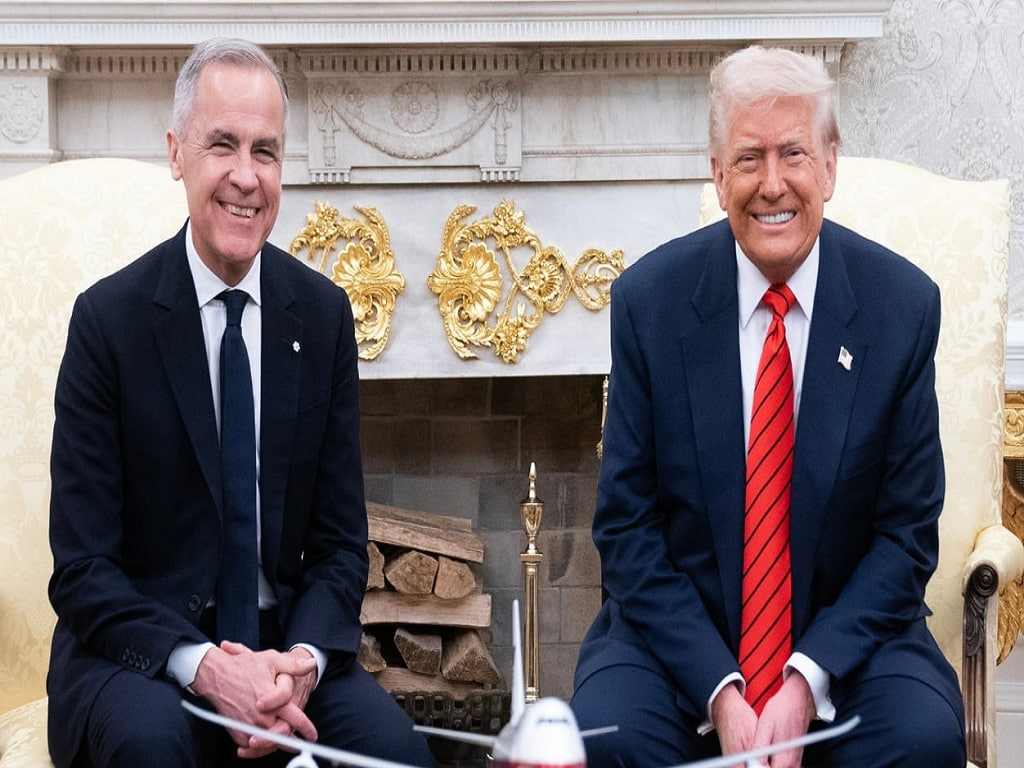 سفر کارنی به واشنگتن در آستانه ضربات سخت تعرفههای ترامپ سفر کارنی به واشنگتن در آستانه ضربات سخت تعرفههای ترامپ