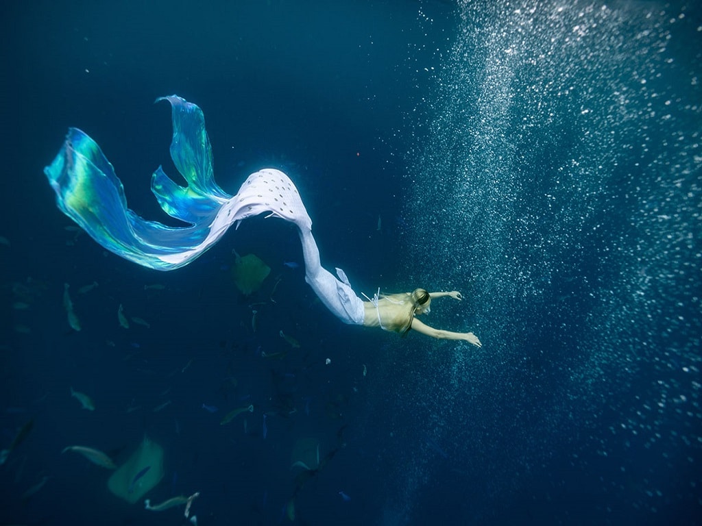 استخدام پری دریایی در هتل آتلانتیس دبی؛ فرصتی شگفتانگیز برای غواصان حرفهای