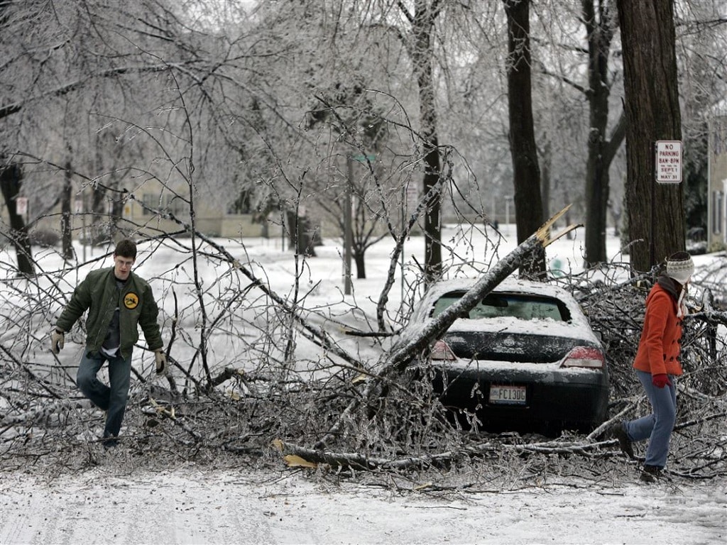 یخبندان شدید جنوب‌غرب انتاریو را فلج کرد؛ خسارات چند هفته‌ای و قطع گسترده برق