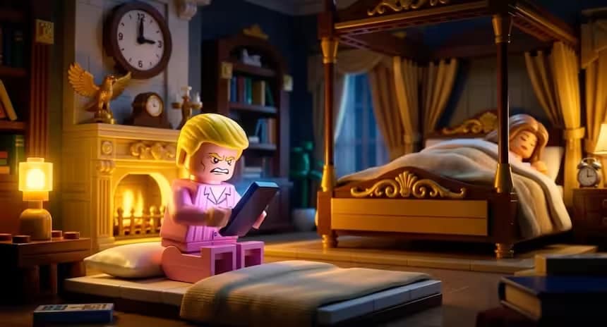 طعنه به سیاسمتمداران با انیمیشن های لگویی