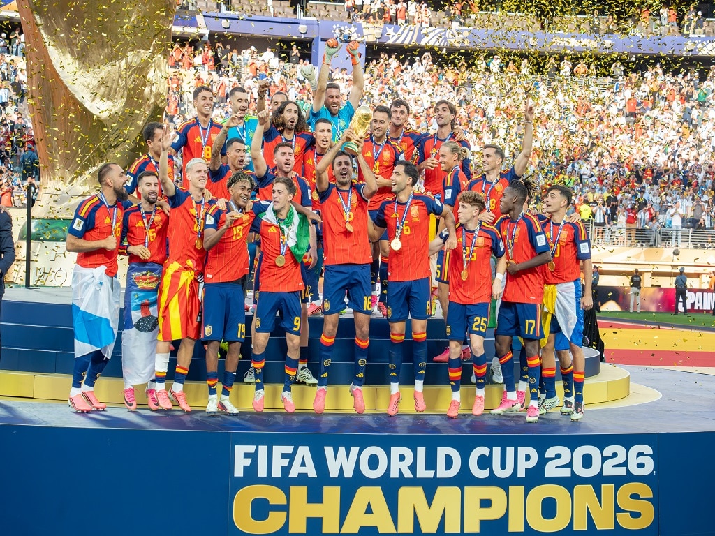 پیشبینی EA Sports FC درست از آب درآمد؛ اسپانیا پنجمین قهرمانی پیشبینیشده جام جهانی را رقم زد پیشبینی EA Sports FC درست از آب درآمد؛ اسپانیا پنجمین قهرمانی پیشبینیشده جام جهانی را رقم زد