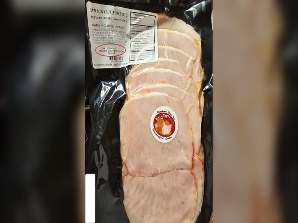 جمعآوری ژامبون پخته و دودی در کبک به دلیل احتمال آلودگی به لیستریا جمعآوری ژامبون پخته و دودی در کبک به دلیل احتمال آلودگی به لیستریا
