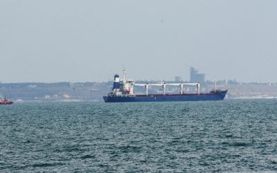 اولین کشتی حامل غلات اوکراینی بندر اودسا را ترک کرد