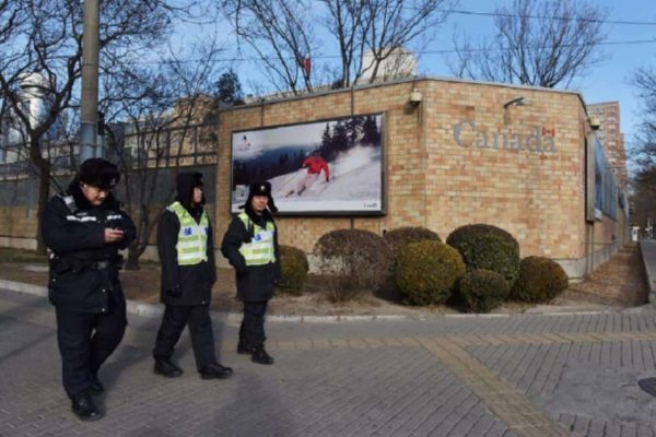 Canada is warning travellers to China to be cautious and warns of the "risk of arbitrary enforcement of local laws" (AFP Photo/GREG BAKER)