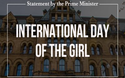 جاستین ترودو، به مناسبت روز جهانی دختر: ما قدرت دختران را برای دفاع از حقوق آن‌ها...