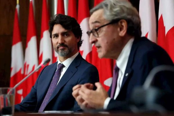 کنفرانس-خبری-ترودو اختصاص ۱۰ میلیارد دلار بودجه به طرح های زیر بنایی دولت کانادا