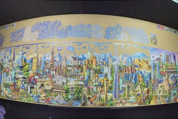 پازل سازی در دوران قرنطینه: ساخت پازل ۴۰ هزار قطعه‌ای توسط یک خانم اهل واترلو