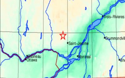 زمین لرزه در شمال مونترال به بزرگی ۳.۰ ریشتر