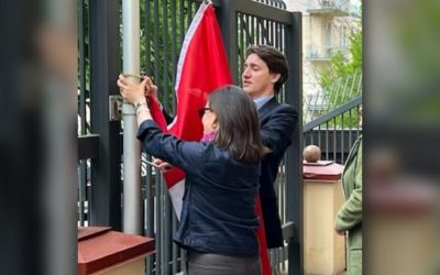 جاستین ترودو به اوکراین سفر و سفارت کانادا در کی اف بازگشایی کرد