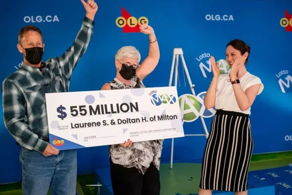بازنشستگی زوج کانادایی پس از برنده شدن جایزه 55 میلیون دلاری در لاتاری مکس