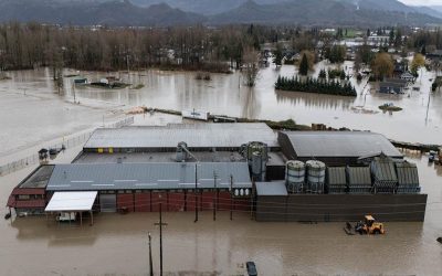 سیل گسترده در بریتیش کلمبیا و واشنگتن: تخلیه صدها نفر و بسته شدن بزرگراه‌ها