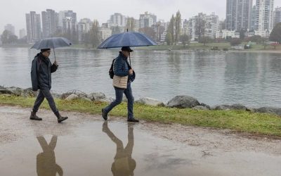 هشدار بارندگی شدید در مترو ونکوور: تا ۷۰ میلی‌متر باران در راه است!