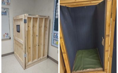 خشم والدین آکوساسنی از انتشار تصاویری از «جعبه‌ی تنبیه» در مدرسه