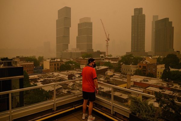 گزارش تصویری از آسمان دودآلود بریتیش کلمبیا