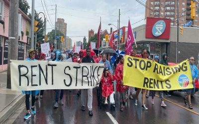 صدها تن از اجاره‌نشینان تورنتو دست به اعتصاب زدند
