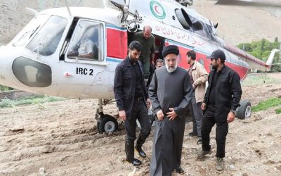 در طی سفری استانی، بالگرد حامل رئیس جمهور ایران دچار سانحه شد