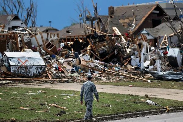 طوفان اوکلاهما، ۴ کشته به جا گذاشت