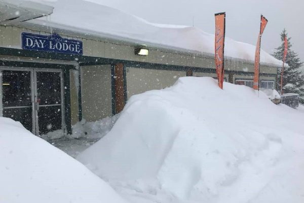 بارش برف در کلگری