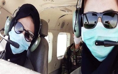 دو خلبان زن در افغانستان