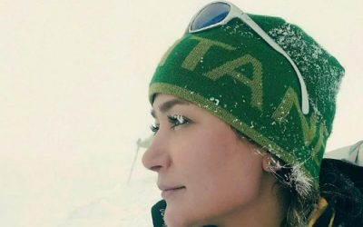 کتایون محمودی‌‌فر، کوهنورد ایرانی قله ماناسلو را فتح کرد