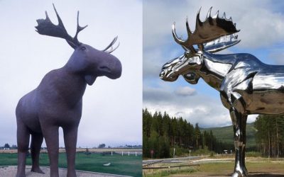 جدال کانادا و نروژ بر سر بلندترین مجسمه گوزن شمالی دنیا / نروژ: ما اجازه نمی‌دهیم رکوردمان از دست برود / کانادا: ما عنوان‌مان را پس می‌گیریم