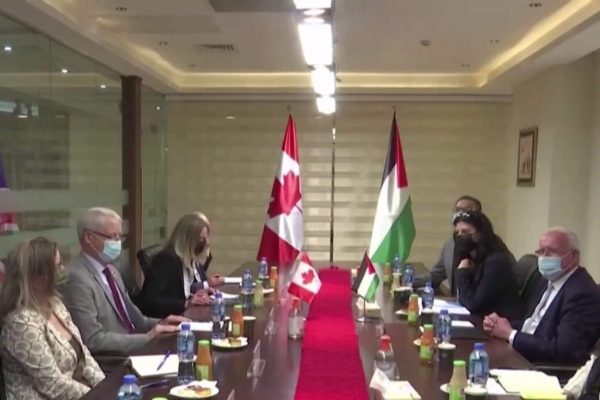 تشکیلات خودگردان فلسطین و وزارت خارجه کانادا