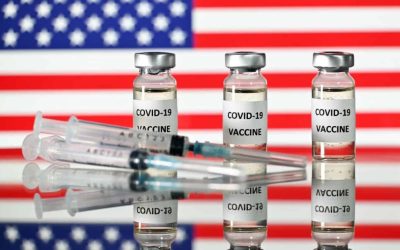 زدن واکسن کووید۱۹ در آمریکا