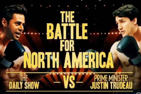 جاستین ترودو در جدیدترین برنامه کمدی The Daily Show